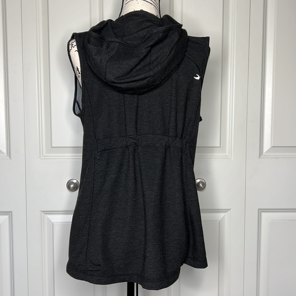 🔻NWOT Glyder Black Moxie Hooded Zip-Up Vest Size Large - Picture 7 of 13